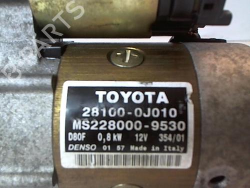 Starter TOYOTA YARIS (_P1_) 1.0 (SCP10_, SCP10R) | BP25646054M8 