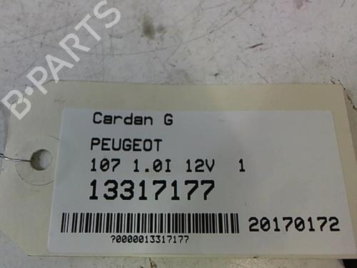Left front driveshaft PEUGEOT 107 (PM_, PN_) 1.0 | BP25638254M38