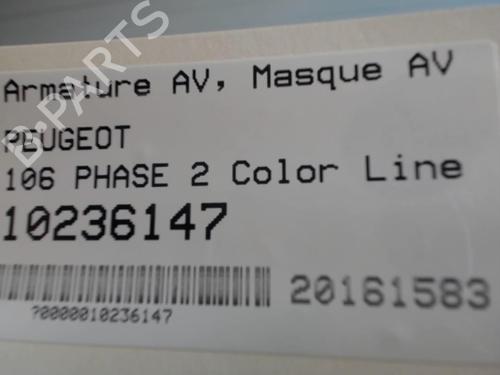 Used Front slam panel Front slam panel PEUGEOT 106 II (1A_, 1C_) 1.4 i (75 hp) 25638599 25638599