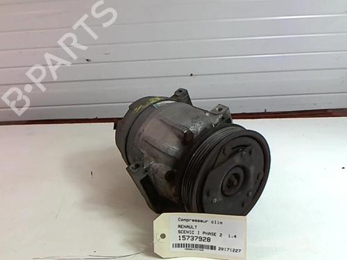 Used AC compressor RENAULT SCÉNIC I MPV (JA0/1_, FA0_) 1.4 16V (JA0D, JA1H, Ja0W, JA10) (95 hp) 25636095