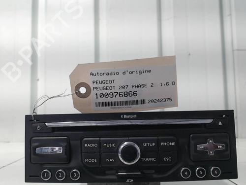 Used Radio PEUGEOT 207 (WA_, WC_) 1.6 HDi (92 hp) 32062431
