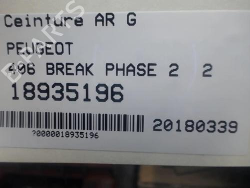 Used Rear left seatbelt Rear left seatbelt PEUGEOT 406 Break (8E/F) 2.0 16V (135 hp) 25635809 25635809