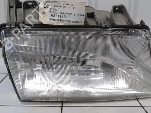 Used Right headlight PEUGEOT 806 (221) 2.0 HDI (109 hp) 25628166