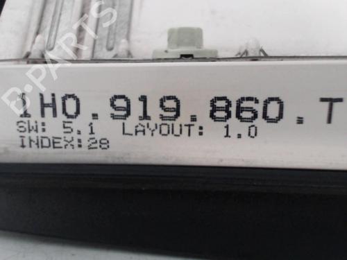 Used Instrument cluster Instrument cluster VW GOLF III Variant (1H5) 1.9 TD (75 hp) 25646131 25646131