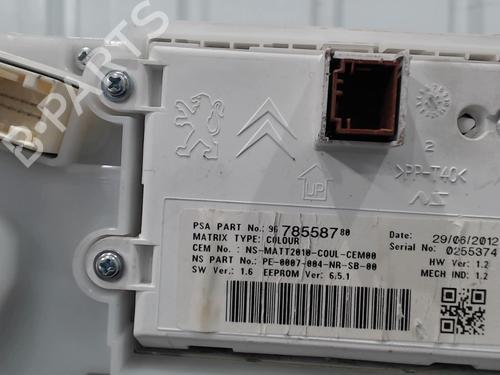 Instrument cluster PEUGEOT 208 I (CA_, CC_) 1.2 VTI 82 | BP25639268C47 