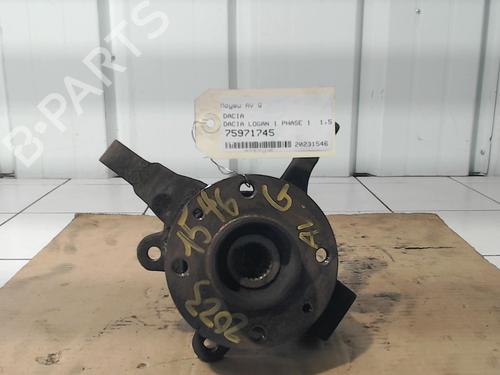 Used Left front steering knuckle DACIA LOGAN (LS_) 1.5 dCi (LS0K) (68 hp) 29610130