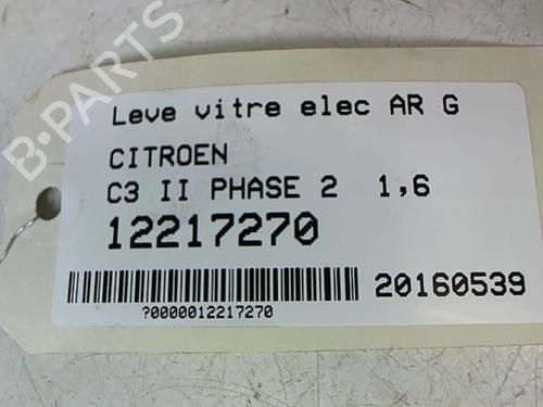 Rear left window mechanism CITROËN C3 II (SC_) 1.6 HDi | BP25643947C24  - Image 5