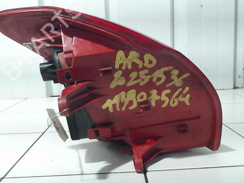 Right taillight PEUGEOT 3008 I MPV (0U_) 1.6 HDi | BP29956237C35