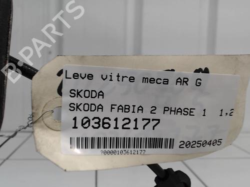 Used Rear left window mechanism Rear left window mechanism SKODA FABIA II (542) 1.2 (60 hp) 25638709 25638709