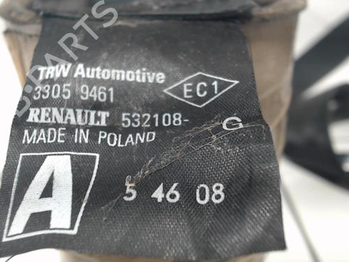 Used Front right seatbelt Front right seatbelt RENAULT TWINGO II (CN0_) 1.2 16V (CN0K, CN0V, CN0A) (76 hp) 40610006 40610006