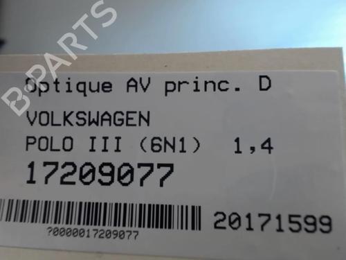 Right headlight VW POLO III (6N1) 60 1.4 | BP25649041C29 