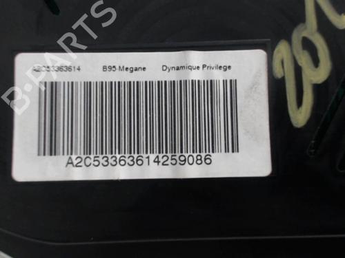 Used Instrument cluster Instrument cluster RENAULT MEGANE III Hatchback (BZ0/1_, B3_) 1.9 dCi (BZ0N, BZ0J) (131 hp) 25632007 25632007