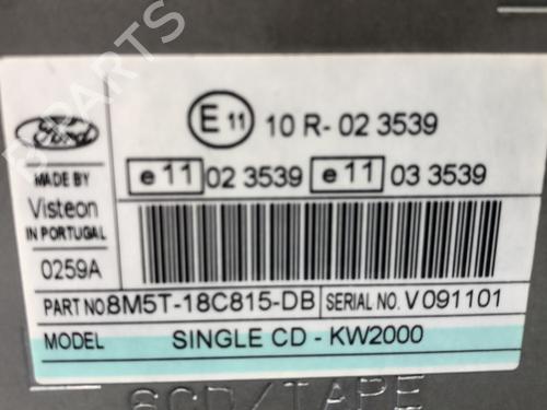 Bilradio FORD C-MAX (DM2) 1.6 TDCi | BP29528538E6 
