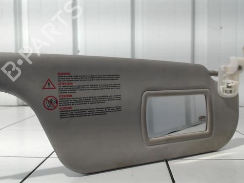 Used Right sun visor RENAULT CLIO III (BR0/1, CR0/1) 1.5 dCi (BR17, CR17) (86 hp) 29615626