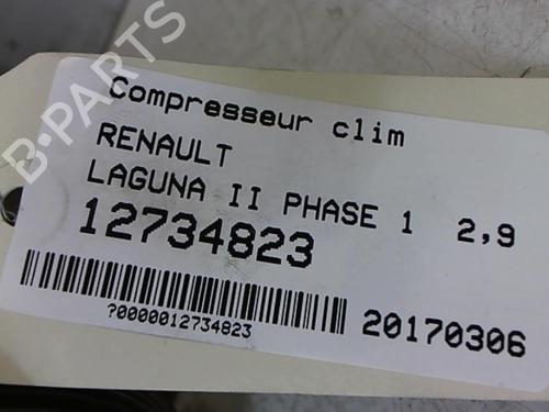 Used AC compressor AC compressor RENAULT LAGUNA II (BG0/1_) 3.0 V6 24V (BG01, BG02, BG0D, BG0Y) (207 hp) 25643874 25643874