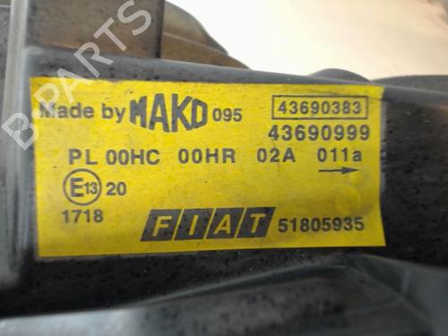 Left headlight FIAT DOBLO Box Body/MPV (223_) 1.9 JTD | BP25633151C28 - Image 4
