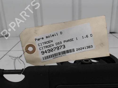 Used Right sun visor CITROËN DS3 (SA_) 1.6 HDi 110 (112 hp) 25644638