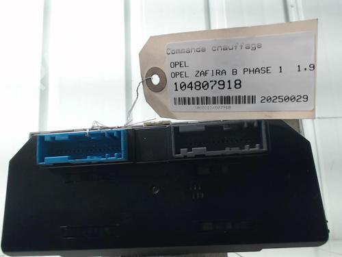 Used Climate control Climate control OPEL ZAFIRA / ZAFIRA FAMILY B (A05) 1.9 CDTI (M75) (120 hp) 30755305 30755305