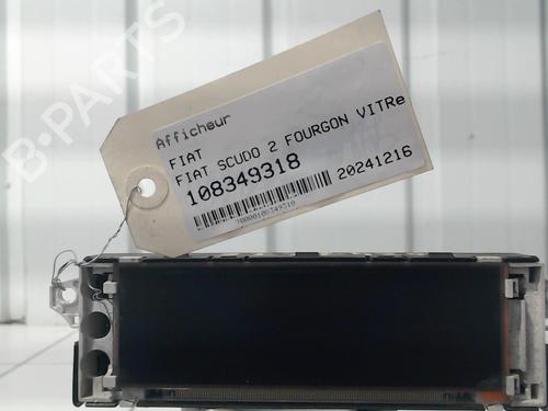 Used Display monitor FIAT SCUDO Van (270_, 272_) 2.0 D Multijet (120 hp) 29412181