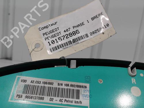 Instrument cluster PEUGEOT 407 SW (6E_, 6D_) 1.8 16V | BP26326072C47 