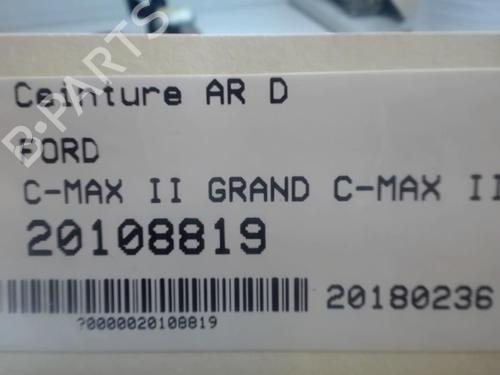 Used Rear right seatbelt Rear right seatbelt FORD GRAND C-MAX (DXA/CB7, DXA/CEU) 1.6 TDCi (115 hp) 25635721 25635721