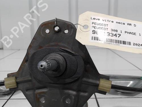 Used Rear right window mechanism Rear right window mechanism PEUGEOT 308 I (4A_, 4C_) 1.6 HDi (109 hp) 25639061 25639061