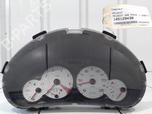 Used Instrument cluster PEUGEOT 206 CC (2D) 2.0 S16 (136 hp) 26682234