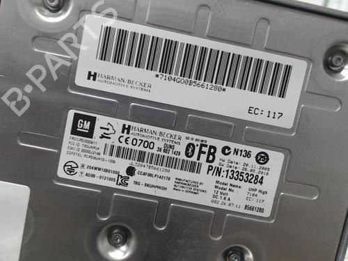 Radio OPEL ASTRA J (P10) 1.7 CDTI (68) | BP30597163E6