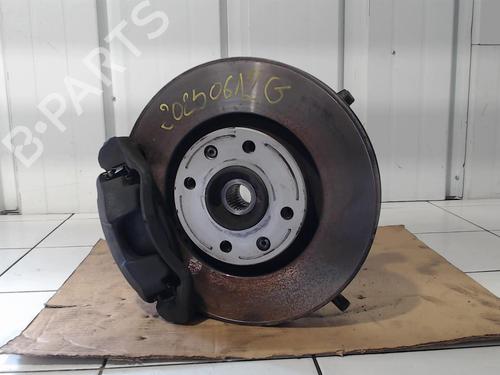 Used Left front steering knuckle Left front steering knuckle PEUGEOT 308 I (4A_, 4C_) 1.6 HDi (92 hp) 29564796 29564796