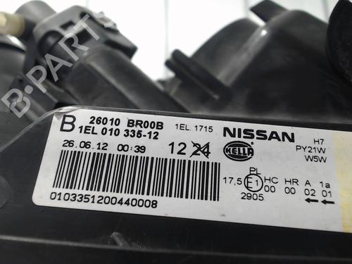 Right headlight NISSAN QASHQAI I (J10, NJ10) 1.6 | BP29412212C29 