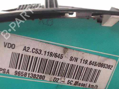 Instrument cluster PEUGEOT 407 SW (6E_, 6D_) 1.6 HDi 110 | BP29549729C47 