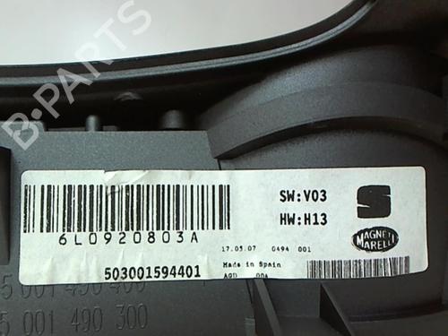 Instrument cluster SEAT IBIZA III (6L1) 1.9 TDI | BP25640380C47 