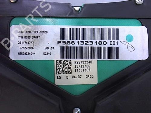 Instrument cluster PEUGEOT 307 (3A/C) 1.6 HDi | BP25643984C47 