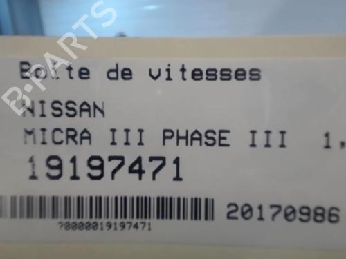 Gearbox NISSAN MICRA III (K12) 1.5 dCi | BP25643317M3 