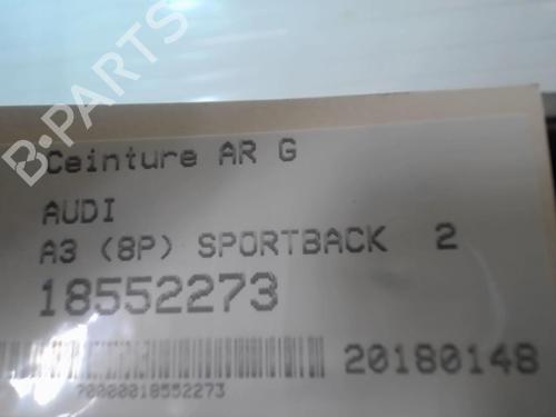 Used Rear left seatbelt Rear left seatbelt AUDI A3 Sportback (8PA) 2.0 TDI (140 hp) 25648962 25648962