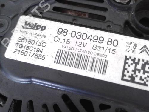 Used Alternator Alternator CITROËN C4 AIRCROSS 1.6 HDi 115 (114 hp) 25629616 25629616