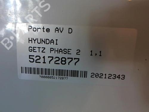 Right front door HYUNDAI GETZ (TB) 1.1 | BP25650717C3 