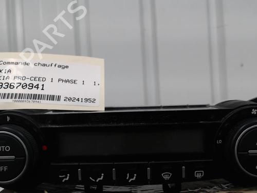 Used Climate control KIA PRO CEE'D (ED) 1.6 CRDi 90 (90 hp) 25644706