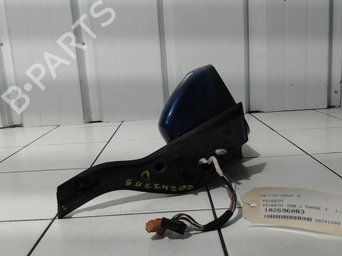 Right mirror PEUGEOT 208 I (CA_, CC_) 1.6 HDi | BP29447035C27