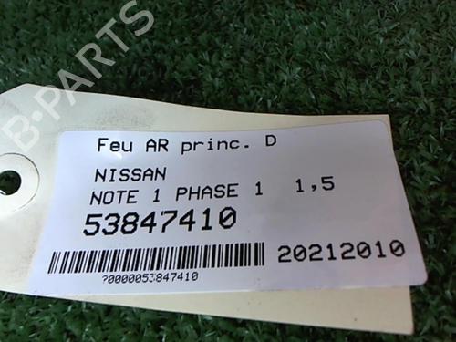 Right taillight NISSAN NOTE (E11, NE11) 1.5 dCi | BP25645226C35 
