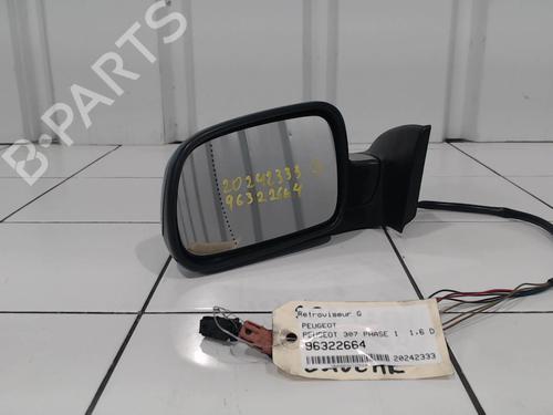 Used Left mirror PEUGEOT 307 (3A/C) 1.6 HDi 110 (109 hp) 25639056