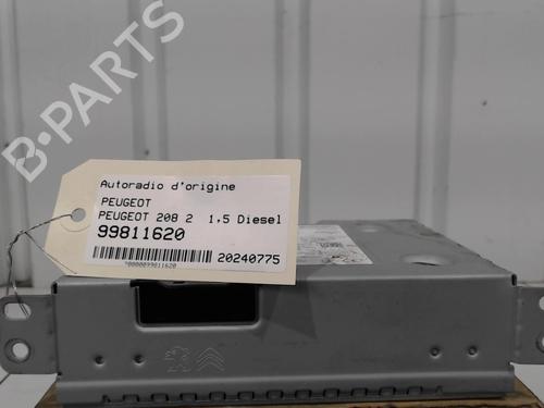 Bilradio PEUGEOT 208 II (UB_, UP_, UW_, UJ_) 1.5 BlueHDI 100 (102 hp) 25628302