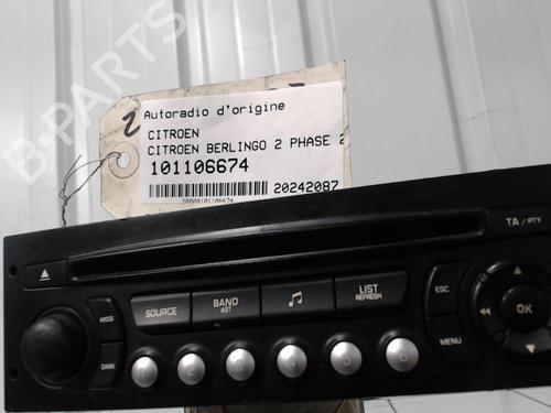 Used Radio CITROËN BERLINGO Box Body/MPV (B9) 1.6 HDi 90 (90 hp) 27732158