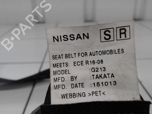 Used Rear right seatbelt Rear right seatbelt NISSAN NOTE (E12) 1.5 dCi (90 hp) 25638922 25638922
