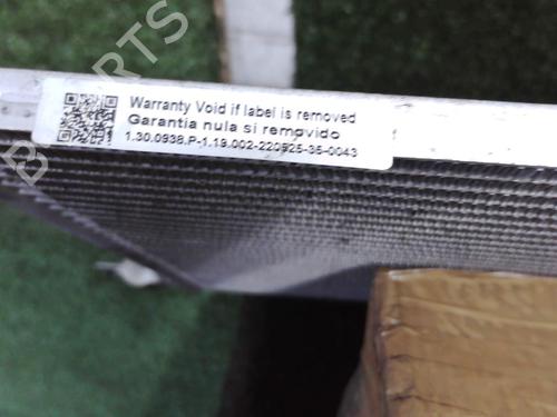 Used AC radiator AC radiator RENAULT KANGOO Express (FW0/1_) 1.5 dCi 90 (FW0G, FW05, FW08, FW11) (90 hp) 25639029 25639029