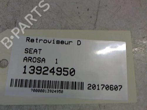 Used Right mirror SEAT AROSA (6H1) 1.0 (50 hp) 25643757