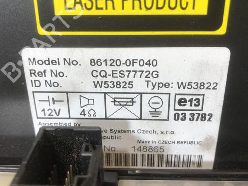 Radio TOYOTA COROLLA Verso (ZER_, ZZE12_, R1_) 2.2 D-4D (AUR10_, AUR10R) | BP28472192E6