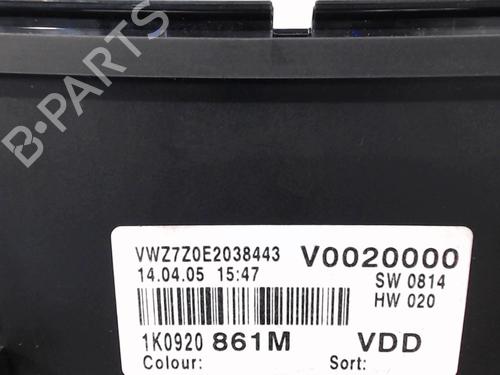 Instrument cluster VW GOLF PLUS V (5M1, 521) 1.9 TDI | BP25636259C47 