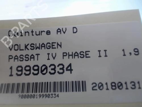 Used Front right seatbelt Front right seatbelt VW PASSAT B5.5 (3B3) 1.9 TDI (130 hp) 25635761 25635761