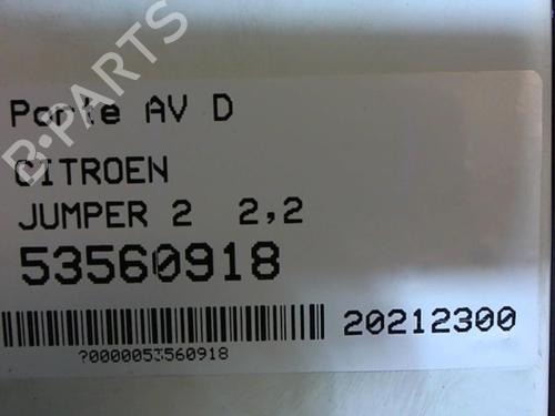 Right front door CITROËN JUMPER I Van (244) 2.2 HDi | BP25650653C3 